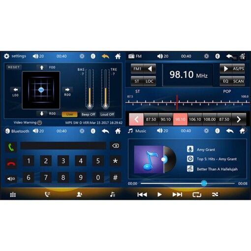 Мультимедіа 2-DIN Phantom DVX-729 (без приводу)