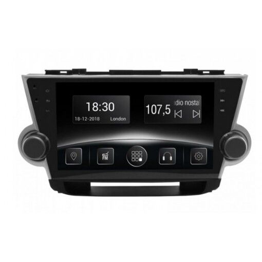 Штатна магнітола Gazer CM5510-XU40 Toyota Highlander (XU40) (2008 -2015)
