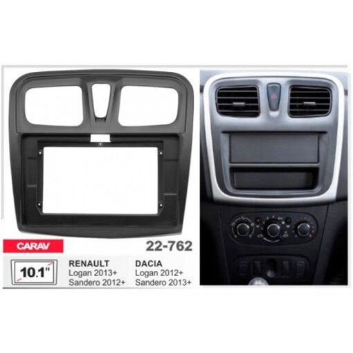 Рамка перехідна Carav 22-762 Renault, Dacia Logan, Sandero