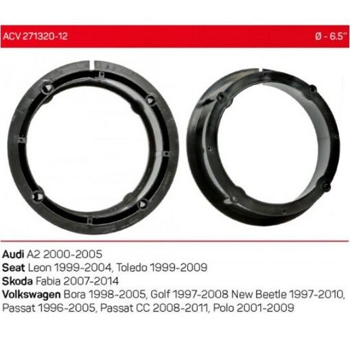 Проставки під динаміки ACV 271320-12 для Audi, Skoda, Seat, Volkswagen
