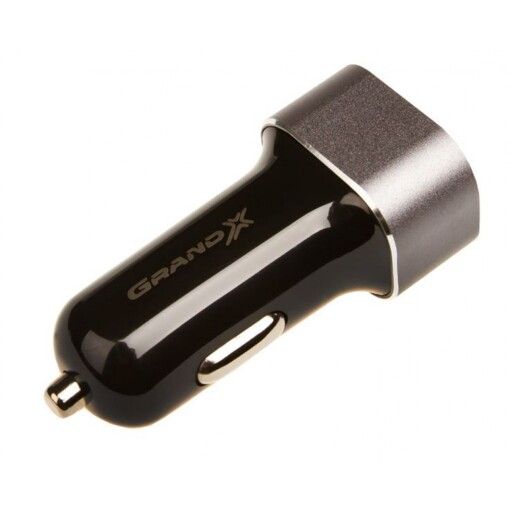 Зарядное устройство Grand-X CH-27 (Quick Charge QС3.0 3.6V-6.5V 3A, 6.5V-9V 2A, 9V-12V)