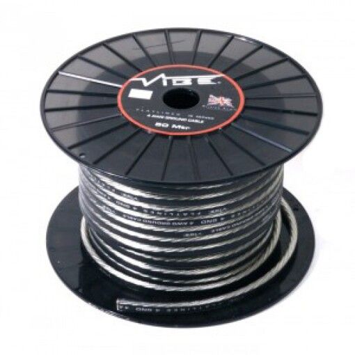 Кабель силовий Vibe FLATLINES 8 GND red