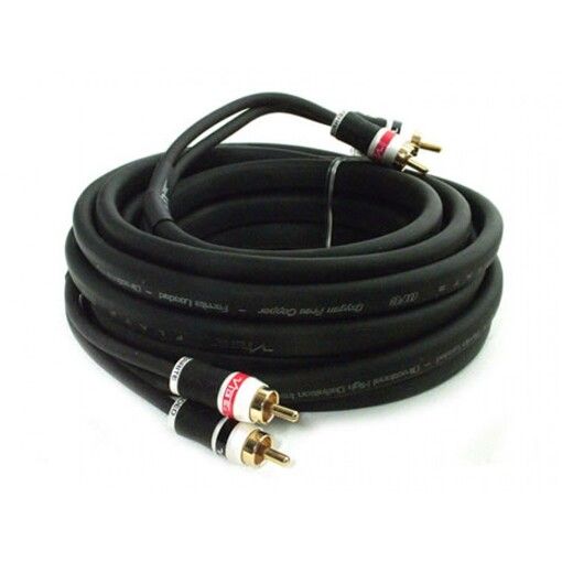 Кабель межблочный Vibe FLATSTEREO RCA 1M-V1