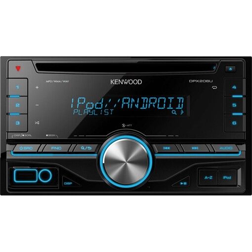 2-DIN CD/MP3-ресивер Kenwood DPX-206U