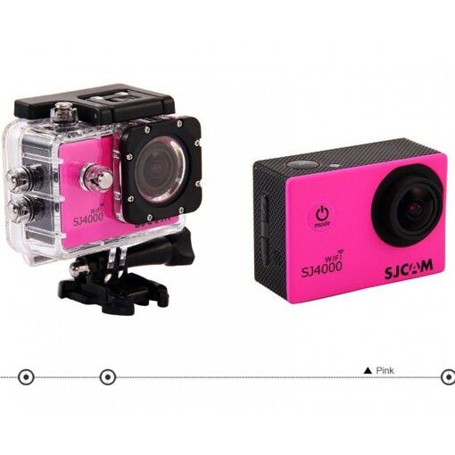 Экшн камера SJCAM SJ4000 wi-fi pink