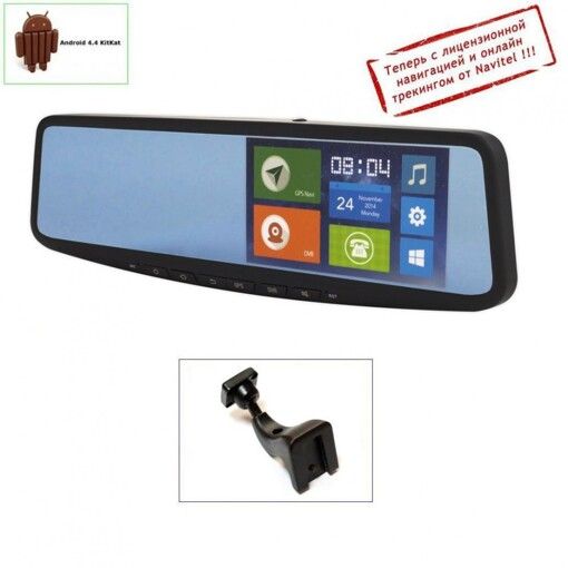 Мультимедийное зеркало заднего вида с монитором Jimi JC600 - 20