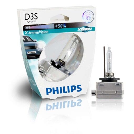 Ксенонова лампа Philips D3S X-treme Vision 42403XV C1 35W +50%
