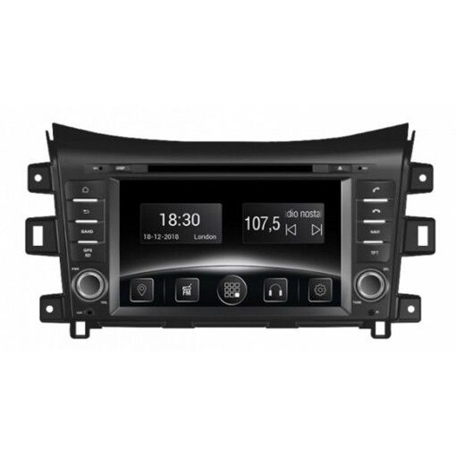 Штатна магнітола Gazer CM6008-D40 Nissan Navara (D40) (2014-2017)