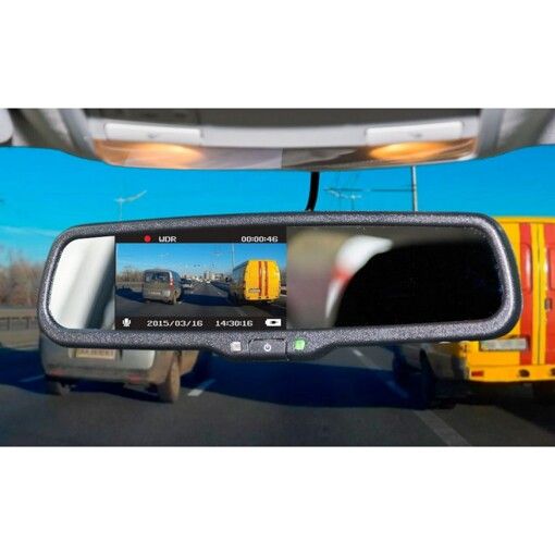 Дзеркало заднього виду із вбудованим FullHD відеореєстратором Phantom RMS-430-14 DVR Subaru, Lexus, Газ, Hyundai, Kia...