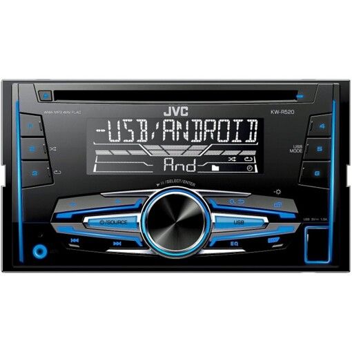 2-DIN CD/MP3-ресивер 2-DIN JVC KW-R520QN