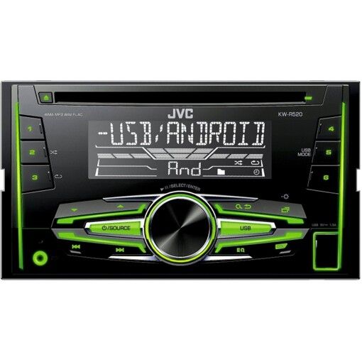 2-DIN CD/MP3-ресивер 2-DIN JVC KW-R520QN