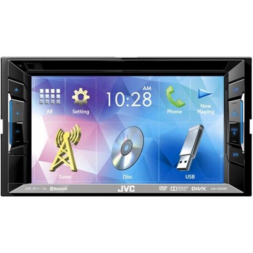 Мультимедиа 2-DIN JVC KW-V220BTQN