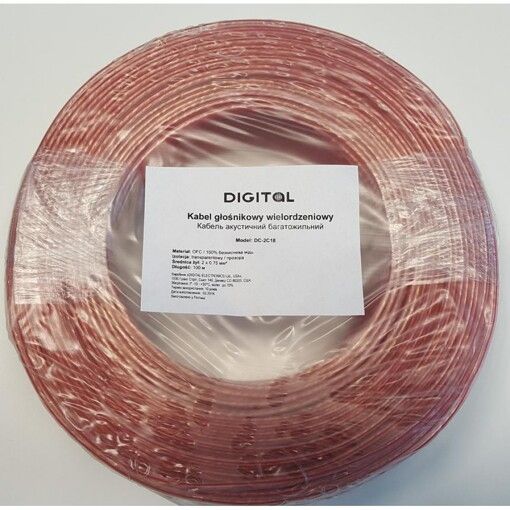 Кабель акустический Digital DC-2C18 (18 Ga/2 х 0,75 мм) (бухта-100м)