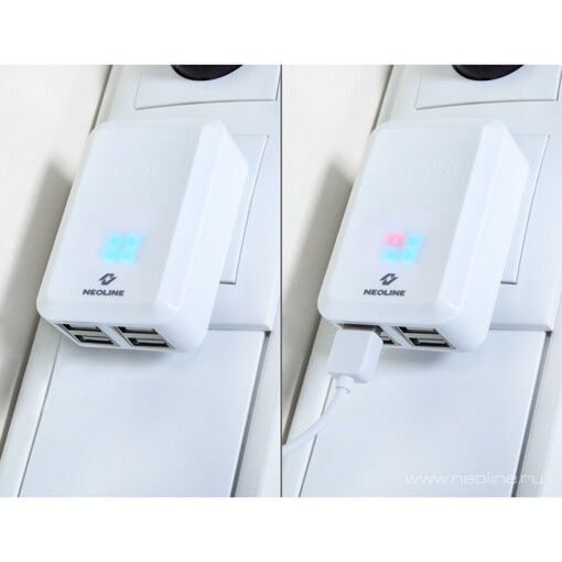 Зарядное устройство Neoline Volter W4 (3.1A 220v) 4usb