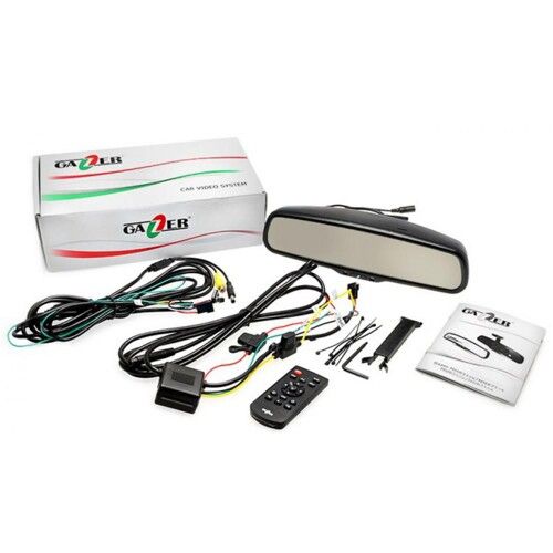 Зеркало заднего вида со встроенным Super HD видеорегистратором Gazer MMR7106