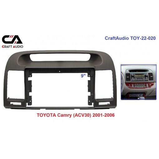 Рамка перехідна CraftAudio TOY-22-020 TOYOTA Camry (ACV30) 2001-2006