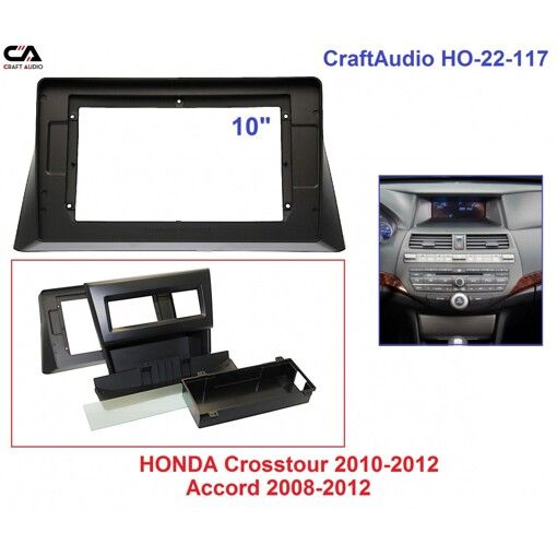 Рамка переходная CraftAudio HO-22-117 HONDA Crosstour 10-12/Accord 08-12 10.1&quot;