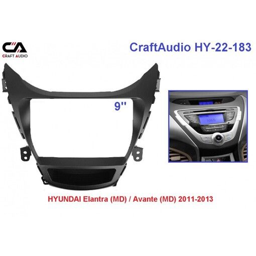 Рамка переходная CraftAudio HY-22-183 HYUNDAI Elantra (MD) / Avante (MD) 2011-2013