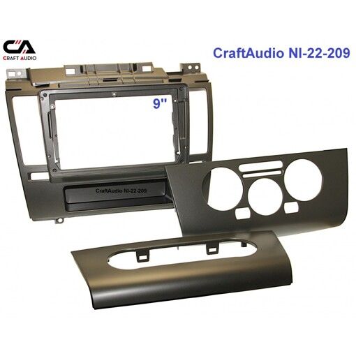 Рамка переходная CraftAudio NI-22-209 NISSAN Tiida 2004-2011 9&quot;