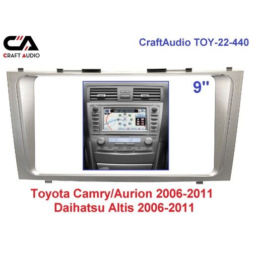 Рамка переходная CraftAudio TOY-22-440 TOYOTA Camry 06-11/Daihatsu Altis 06-11 9&quot;