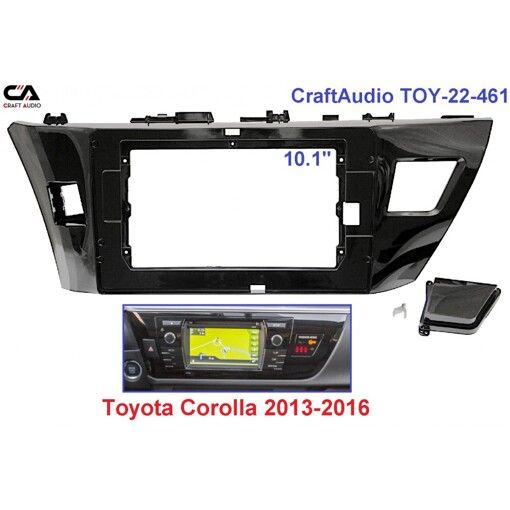 Рамка переходная CraftAudio TOY-22-461 TOYOTA Corolla 2013-2016 10.1&quot;