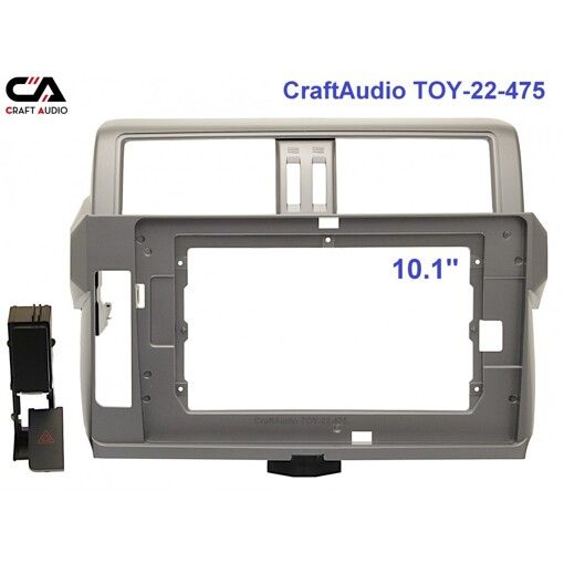 Рамка переходная CraftAudio TOY-22-475 TOYOTA Land Cruiser Prado (150) 2013-2017 10.1&quot;