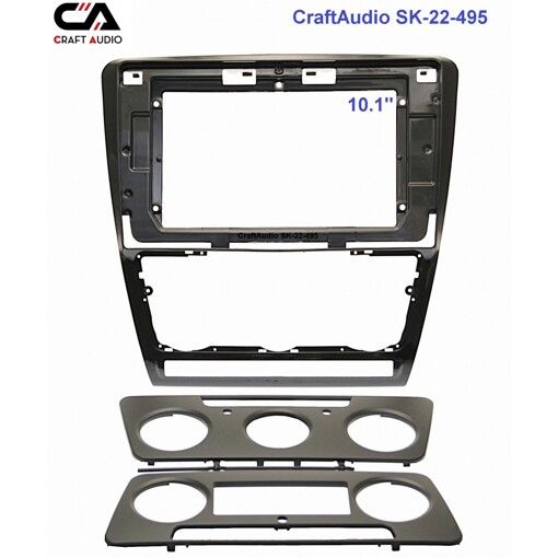 Рамка переходная CraftAudio SK-22-495 SKODA Yeti 2009-2017 10.1&quot;