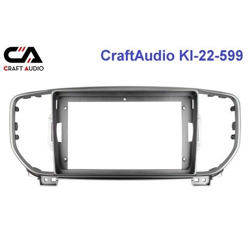 Рамка переходная CraftAudio KI-22-599 KIA Sportage (QL) 2015-2018, KX5 2016-2018 9&quot;