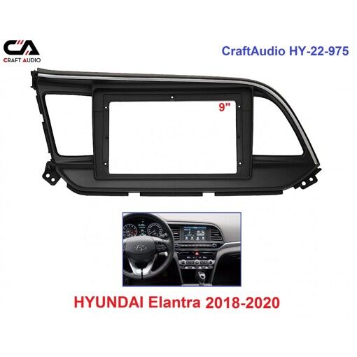 Рамка перехідна CraftAudio HY-22-975 HYUNDAI Elantra 19-20 9&quot;
