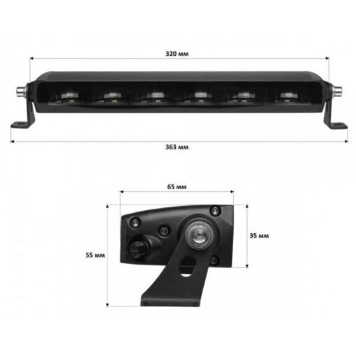 Світлодіодна фара ближнього світла OPPLIGHT 60watt 10-30V IP68 (opl-47-60W)