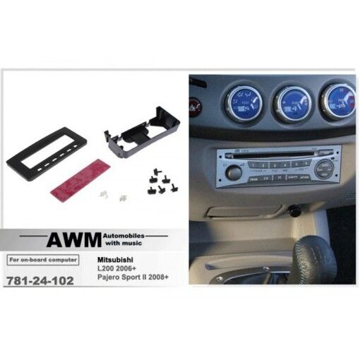 Рамка переходная AWM 781-24-102 Mitsubishi L200, Pajero Sport