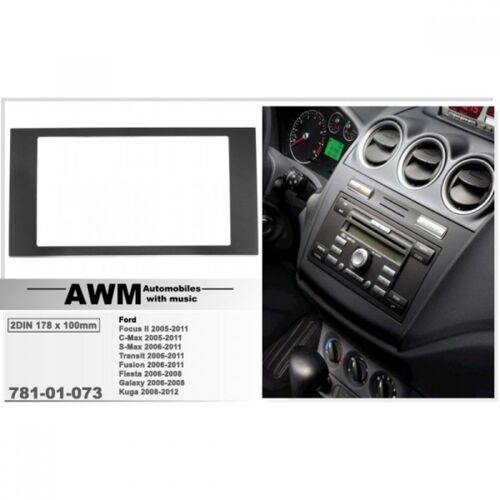 Рамка переходная AWM 781-01-073 Ford Transit, Focus, C-Max, S-Max, Fusion, Fiesta, Galaxy, Kuga