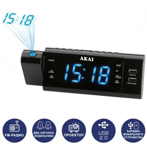 Радіогодинник AKAI ACR-3888