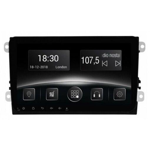 Штатна магнітола Gazer CM6509-T5 VW/Skoda/Seat (2008-2016)