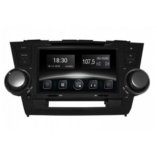 Штатна магнітола Gazer CM6008-XU40 Toyota Highlander (XU40) (2008 -2015)