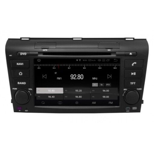 Штатна магнітола Gazer CM6007-BK Mazda 3 (BK) (2004-2009)