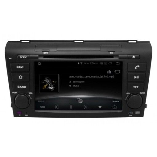 Штатна магнітола Gazer CM6007-BK Mazda 3 (BK) (2004-2009)