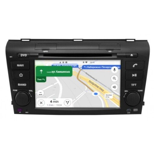 Штатна магнітола Gazer CM6007-BK Mazda 3 (BK) (2004-2009)