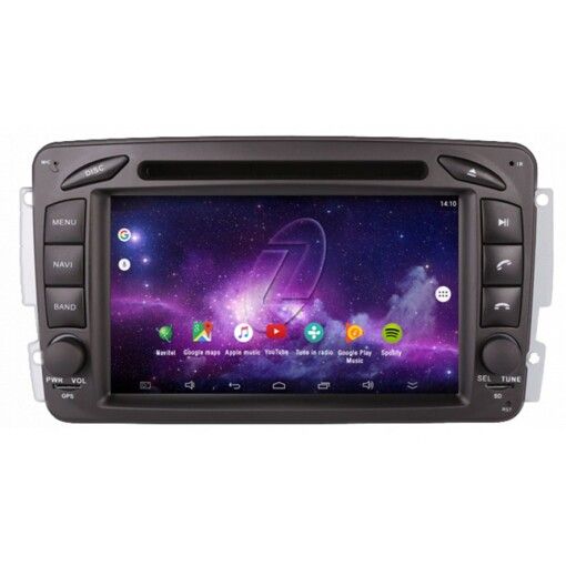 Штатна магнітола Gazer CM6007-W163 Mercedes E, CLK, ML, G (1998-2006)