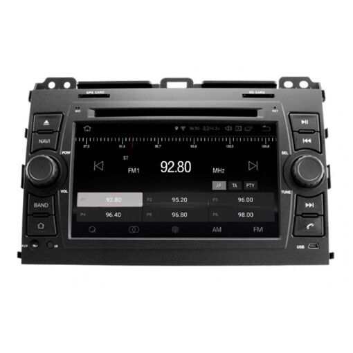 Штатная магнитола Gazer CM6007-TYT Toyota Prado (J120) 2002-2009