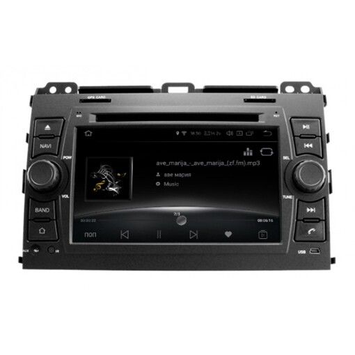 Штатная магнитола Gazer CM6007-TYT Toyota Prado (J120) 2002-2009