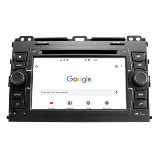 Штатная магнитола Gazer CM6007-TYT Toyota Prado (J120) 2002-2009