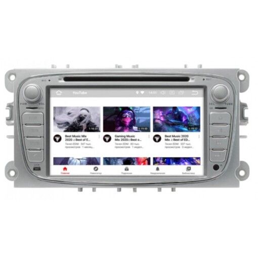 Штатна магнітола Gazer CM6007-BA7 Ford Mondeo (BA7), Ford Focus (DB), 2007-2012