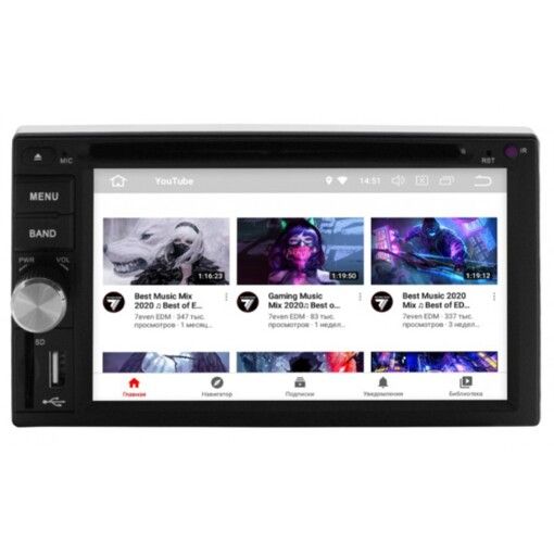 Штатная магнитола Gazer CM6006-SC11 Nissan Tiida(SC11), Qashqai, X-Trail, Patrol, 2004-2010