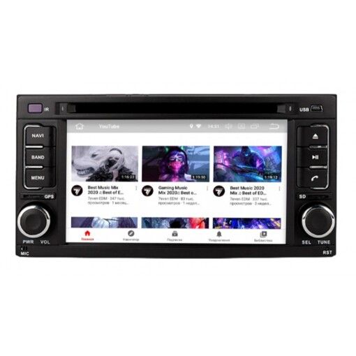 Штатная магнитола Gazer CM6007-S12 Subaru Forester (S12), 2007-2012