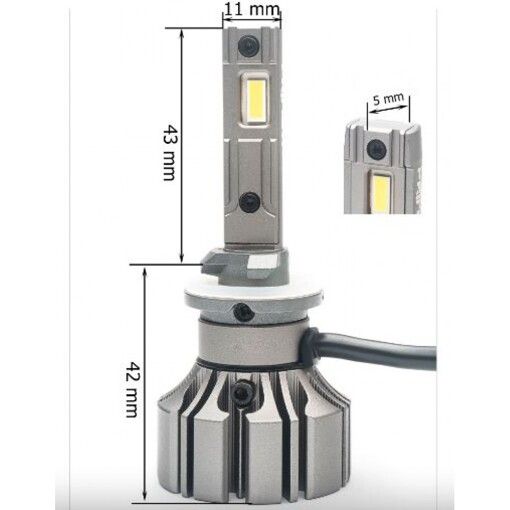 Світлодіодні лампи Prime-X Fog H27 (5000K) (2 шт.)