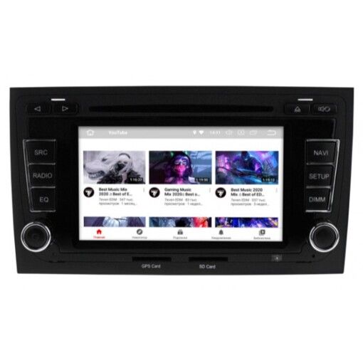 Штатная магнитола Gazer CM6007-8E AUDI A4 (2002-2008)