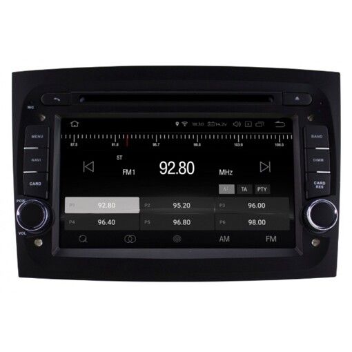 Штатна магнітола Gazer CM6007-263 Fiat Doblo (263) (2015-2017)