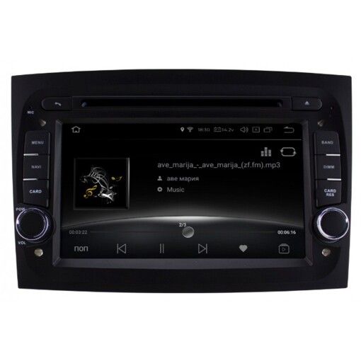Штатна магнітола Gazer CM6007-263 Fiat Doblo (263) (2015-2017)