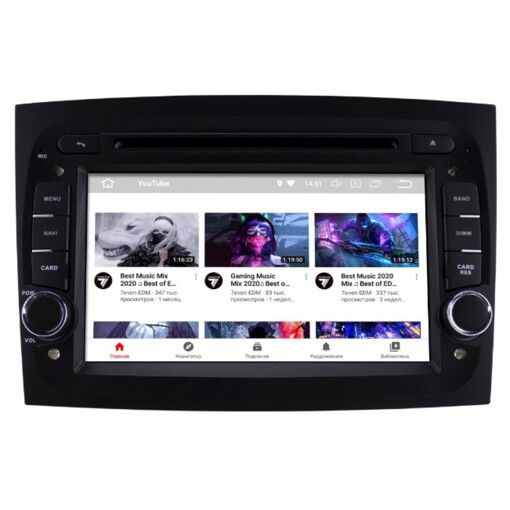 Штатная магнитола Gazer CM6007-263 Fiat Doblo (263) (2015-2017)